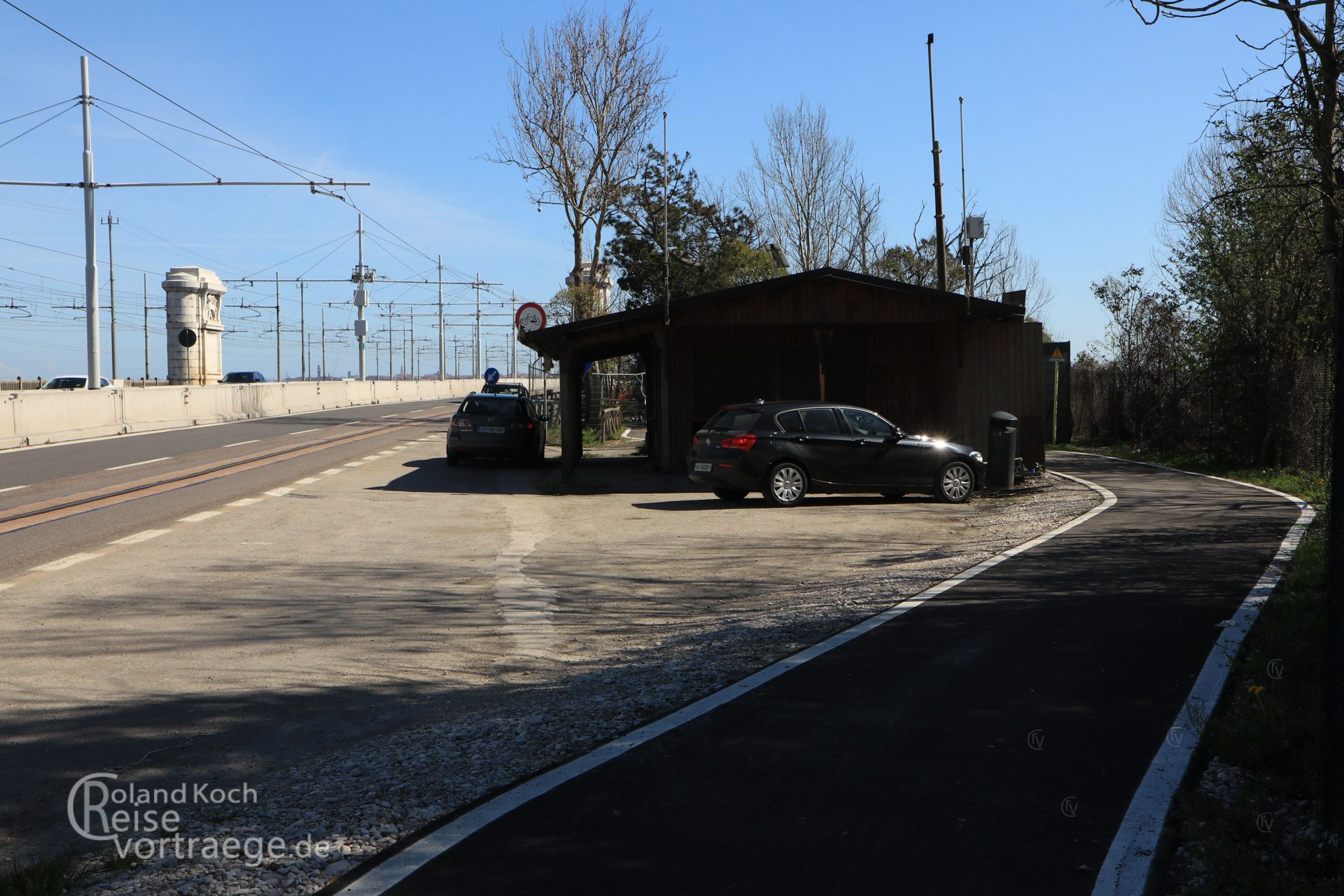 mit Kindern per Rad über die Alpen, Via Claudia Augusta, die letzten Meter vor der Brücke